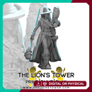 Human Female Battle Mage (32mm Scale Miniature)