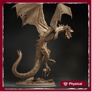 Gargantuan Cockatrice Dragon Miniature | Available in 28mm & 32mm Sizes 215mm High | Dragon Statue | Figurine | Dungeons and Dragons 5e - Only-Games