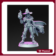 Female Cleric | Blood Hunter| Miniatures | Salome | Female Crossbow|  | Dungeons and Dragons | Pathfinder | Figure for Painting | Fighter| - Only-Games