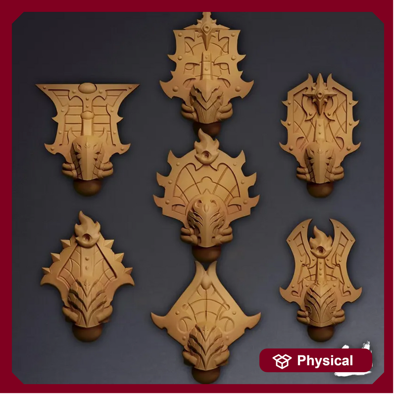 Warp Allseers - Miniatures Heads
