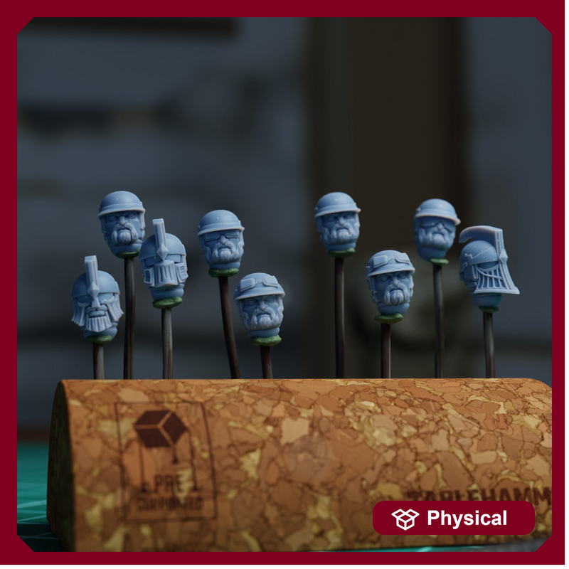 Bits Pack - Federation of Tyr Biker Heads