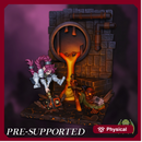 Smelter's Pit [PLUG IN] Lava Forge Diorama Scenery Stand Display