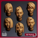 Red Veils - Miniature Heads