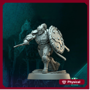 Sci-Fi Miniature Space Knight, Hellas Black Hoplite | 5 Sizes /Scales | Resin Mini - Only-Games