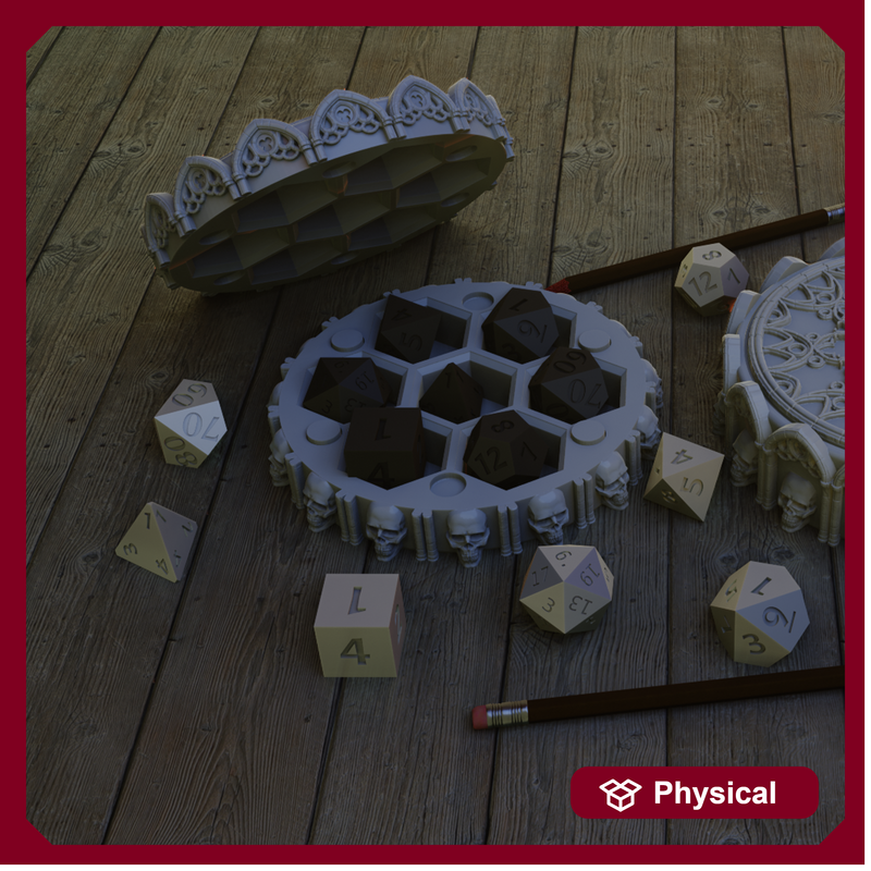 Gothic dice Case