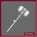 Cyber Samurai Power Warhammer Right Hand
