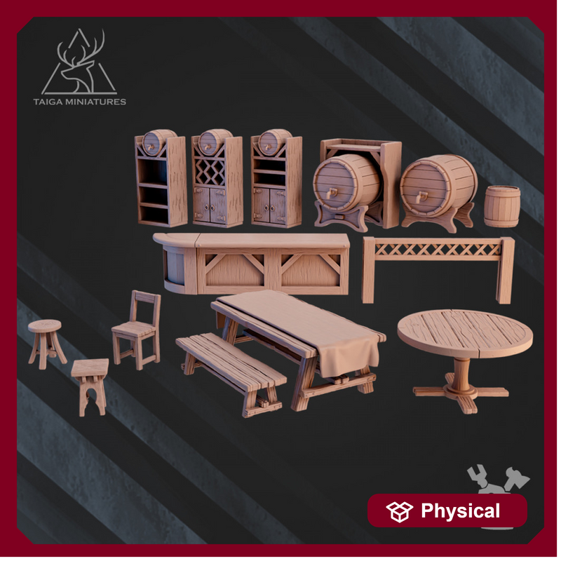 Fantasy Tavern furniture