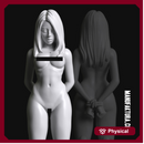 Sub Series 97a - Naked & Bound Kneeling Female Prisoner Slave