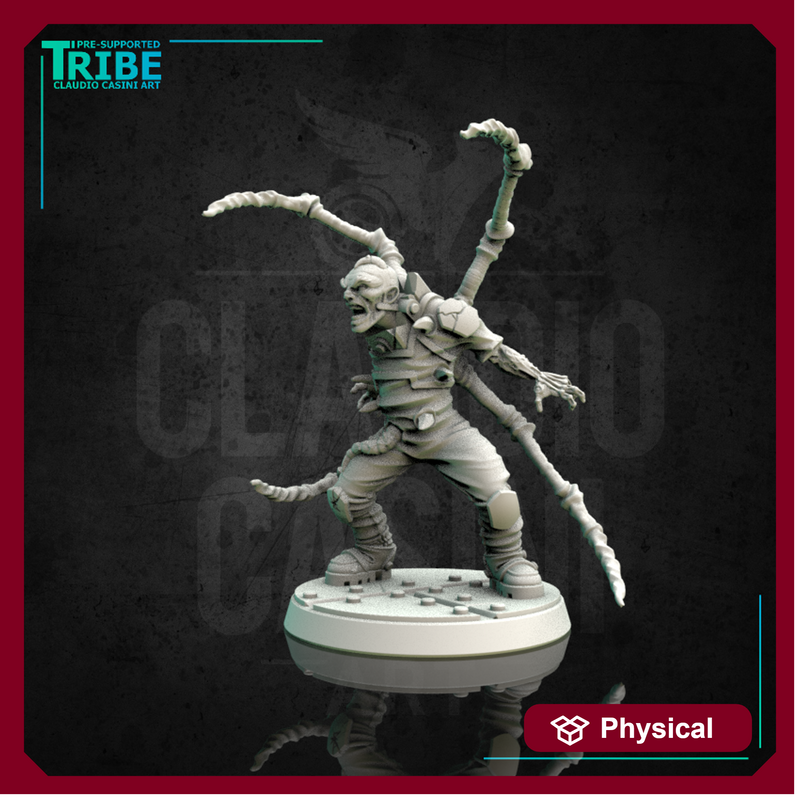 (0155) Male sci-fi mutant undead with a spider legs - Only-Games