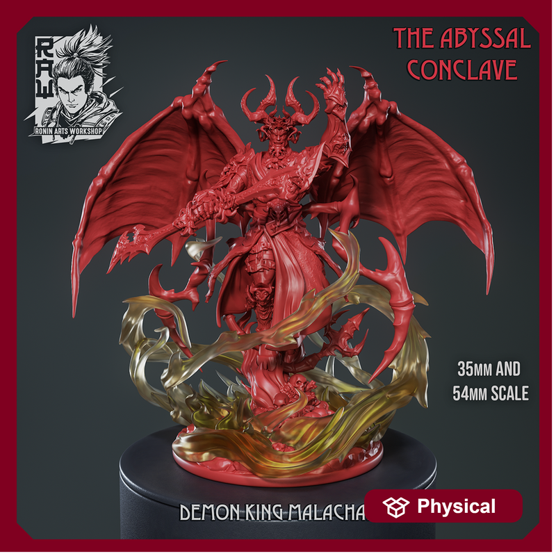Demon King Malachar - Giant Demon Monster - 54mm