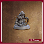 Halfling Gnome Rogue ,Ranger,Fighter Short Sword and Dagger PC NPC | Dungeons & Dragons| 28mm,32mm,54mm,75mm Scales Pathfinder Artisan Guild - Only-Games