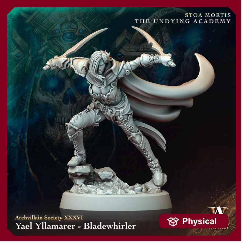 Female Rogue, Ranger, Thief, Assassin | 28mm, 32mm,54mm,75mm,100mm Scale Resin Miniature | Dungeons & Dragons Pathfinder | Archvillain Games - Only-Games