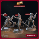 Pirate Sailor Men - Pirate Chronicles - CastNPlay - Terrain Wargaming D&D DnD 28mm 32mm 40mm 54mm