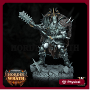 Human Chaos Fighter Oathbreaker Paladin, Unpainted Miniature | 28mm, 32mm,54mm,75mm,100mm Scales | Dungeons and Dragons | Archvillain Games - Only-Games