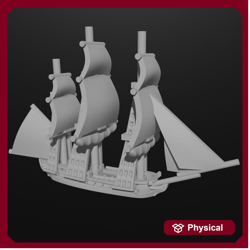 4x 1/2400 Unite-class Corvettes/HMS Surprise (28 guns)
