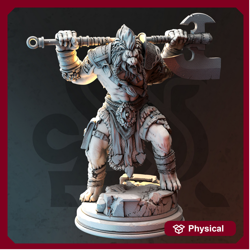 Lionfolk Barbarian - Ezeqial