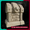 Wood Chest 2 - Tabletop Terrain Prop STL, DnD & Wargaming Scenery