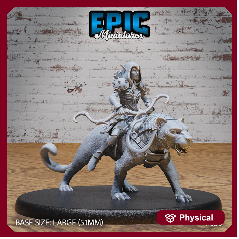 Dark Elf Panther Rider - Only-Games