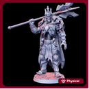 Okharon (undead warrior king) - 32mm - DnD
