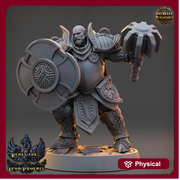 Light Domain Cleric, Paladin PC /NPC Unpainted | 28mm,32mm,54mm,75mm,100mm Scales | Dungeons and Dragons | Pathfinder | Daybreak Miniatures - Only-Games