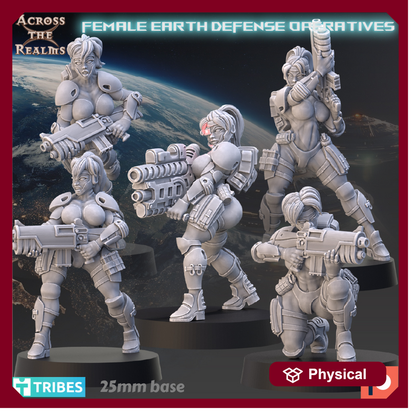 Female Earth Defense Operatives