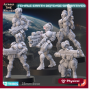 Female Earth Defense Operatives