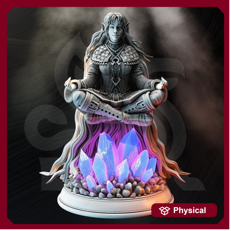 Female Elf Sorcerer Monk D&D 5e Miniature | 28mm, 32mm,54mm,75mm, 100mm Scales | Dungeons and Dragons  5E | DM Stash - Only-Games