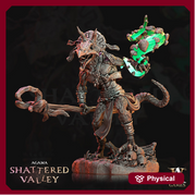 Lizardman Druid, Wizard, Sorcerer, Cleric | 28mm, 32mm, 54mm, 75mm, 100m, Scales | Dungeons and Dragons | Pathfinder | Archvillain Games - Only-Games