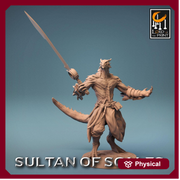 Dragonborn Fighter Ranger Barbarian | 28mm,32mm,54mm,75mm,100mm Scale Resin Mini | Dungeons and Dragons D&D 5e Pathfinder |Lord of the Print - Only-Games