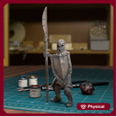 Undead Skeleton Spearman 002 - TytanTroll Miniatures - DnD - Fantasy