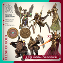 Flesh of Gold - 11 model Pack - PRESUPPROTED - 32mm scale
