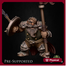 Balindur Sharpeyed [PRE-COLORED] 32mm Scale Dwarf Fighter