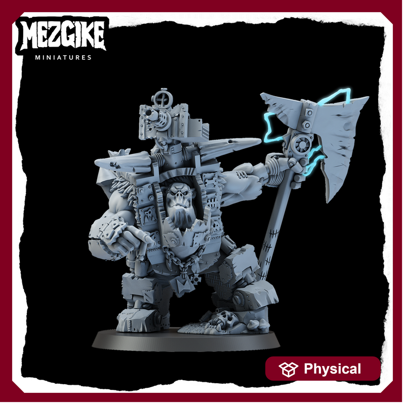 Mezgob, da orc scrap boss (physical miniature)