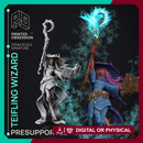 Nendra - Teifling High Mage - PRESUPPORTED - 32 mm scale