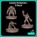 Lesser Horrors - Demons, Sluagh (3 Pack)