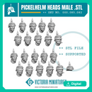 Pickelhelm Heads Male