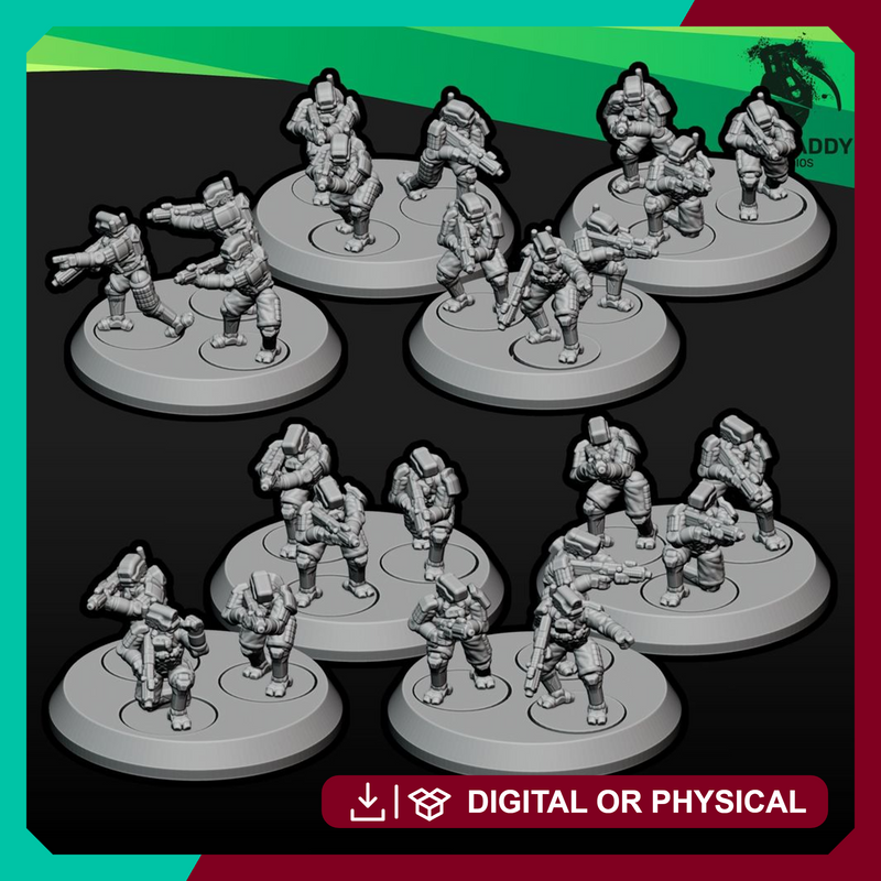 Combat Bots Vol. 1 (10mm EPIC) Teeny - Only-Games