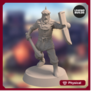 Empire of Jagrad Soldier with Sword - Pose 2 - 3D printable miniature – STL file