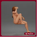 Naked woman Relaxed Morning Drinker Sitting
