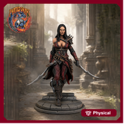 Assassin Miniature STL | Zylah Rogue | Digital Download - Only-Games