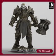 Oathbreaker Paladin, Fighter Battlemaster Maul PC / NPC, DnD 5e Unpainted Mini| 28mm, 32mm,54mm,75mm,100mm Scales | Dungeons & Dragons - Only-Games