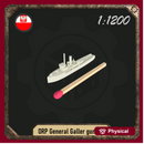 1/1200 ORP General Galler gunboat