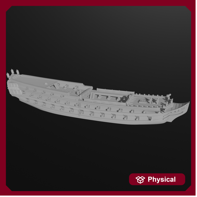 1/700 & 1/1200 Dutch 68-gun Ship-of-the-Line, 1770s-1800s