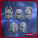 Silver Moon Daughters Heads Set