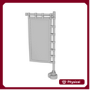 Cyber Samurai Large Back Banner