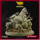 Frog King - Jungle Toads - CastNPlay - Terrain Wargaming D&D DnD 28mm 32mm 40mm 54mm
