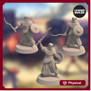 Night’s Cult Followers with Swords and Shields Bundle (3 miniatures) - Miniature – STL file