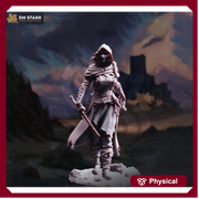 Female Rogue Assassin Phantom Soulknife | D&D 5e Hero | 5 Scales | Unpainted - Only-Games