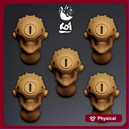 Techno Priests Type 5 - Miniature Heads
