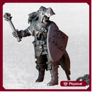 Revived Knight Full Armour & Maze on Foot (XIV century)
